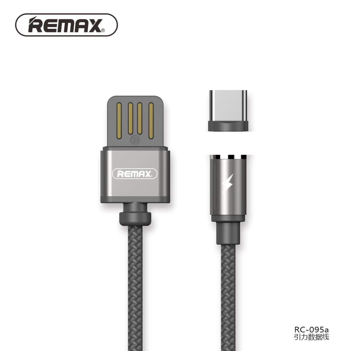 RC-095a Gravity Series Magnetic Cable For USB Type-C - **Silver**
