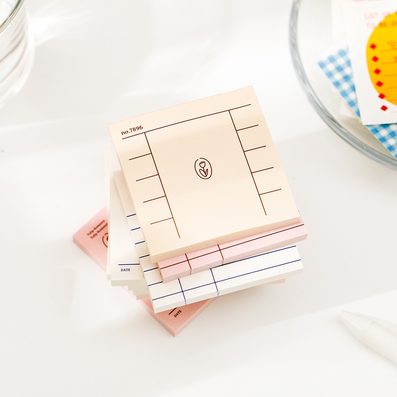 400pcs Creative Pattern Lattice Loose Leaf Memo Pad Colorful Fresh Notepads Girl Notebook Decoration Bookmark Note Paper. 