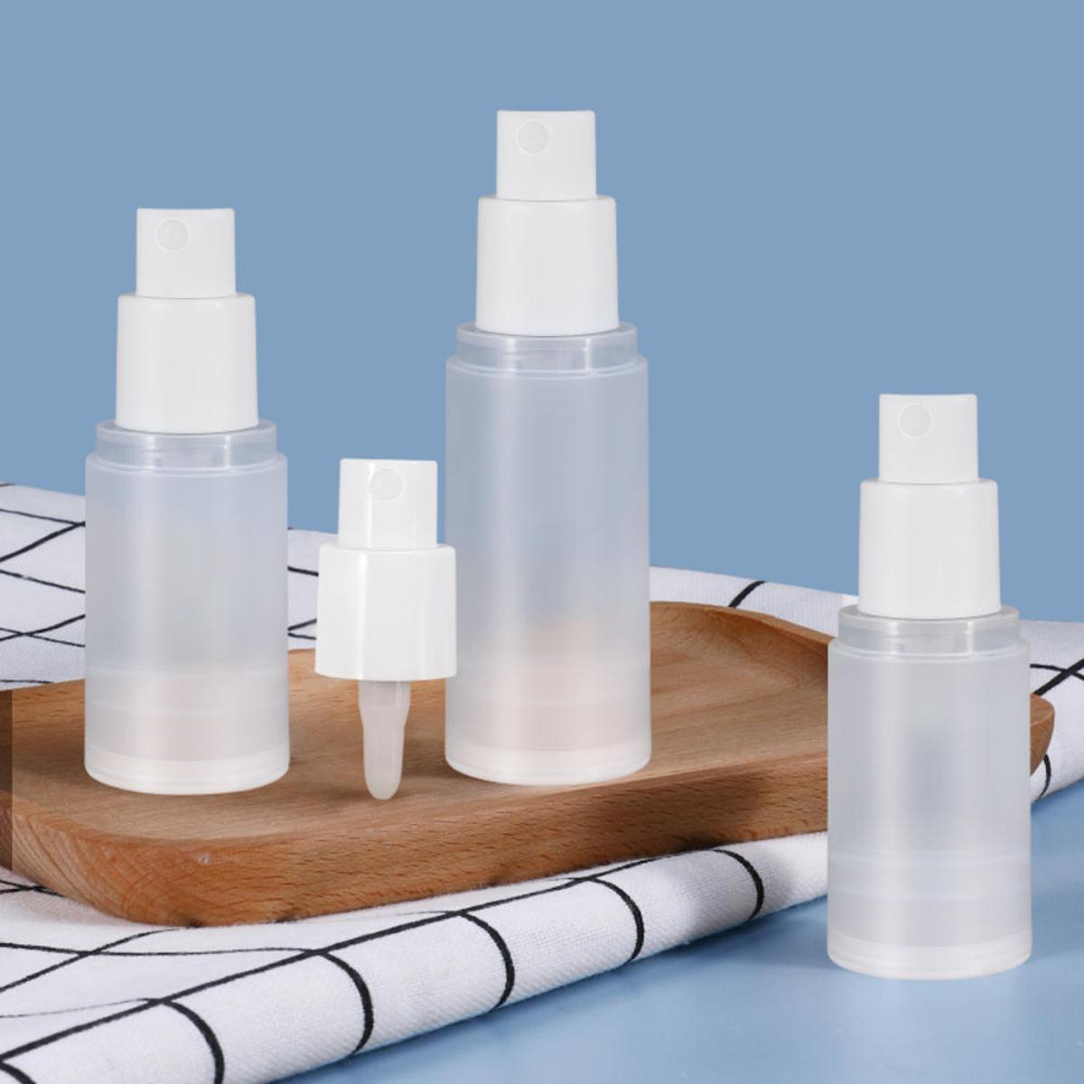 15ml 20ml 30ml 50ml 100ml Small Volume Refillable Liquid Lotion Bottle Airless Vacuum Bottles Plastic Travel Cosmetic Container