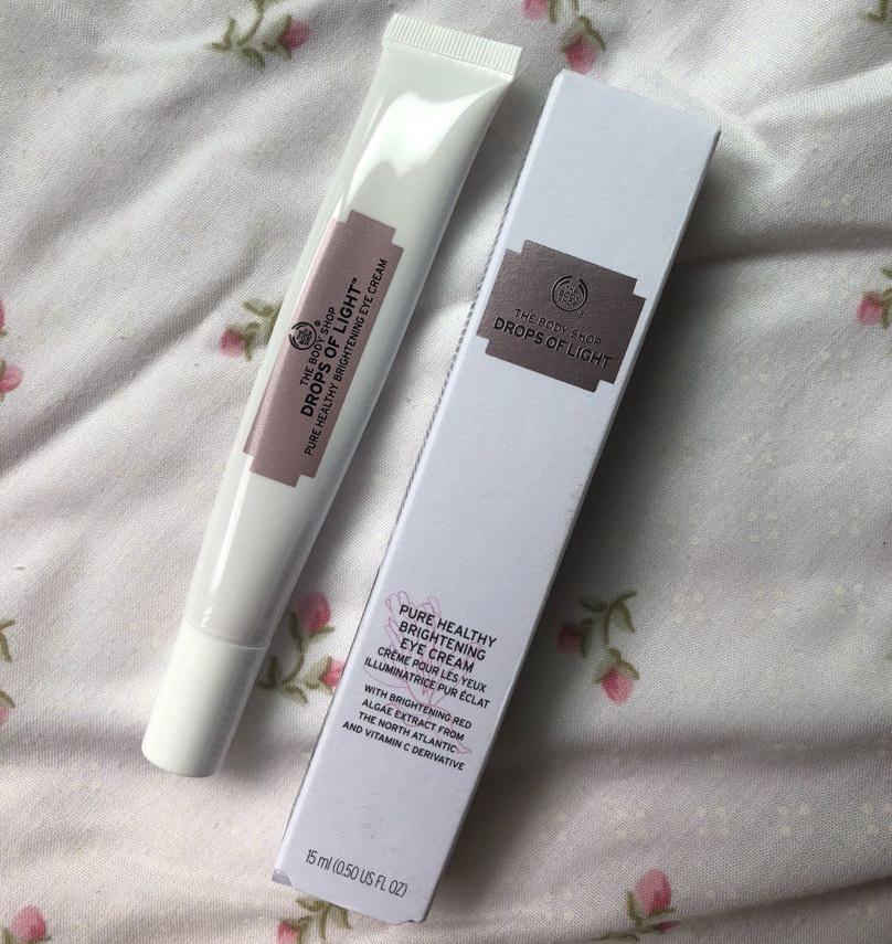 body shop eye brightening cream
