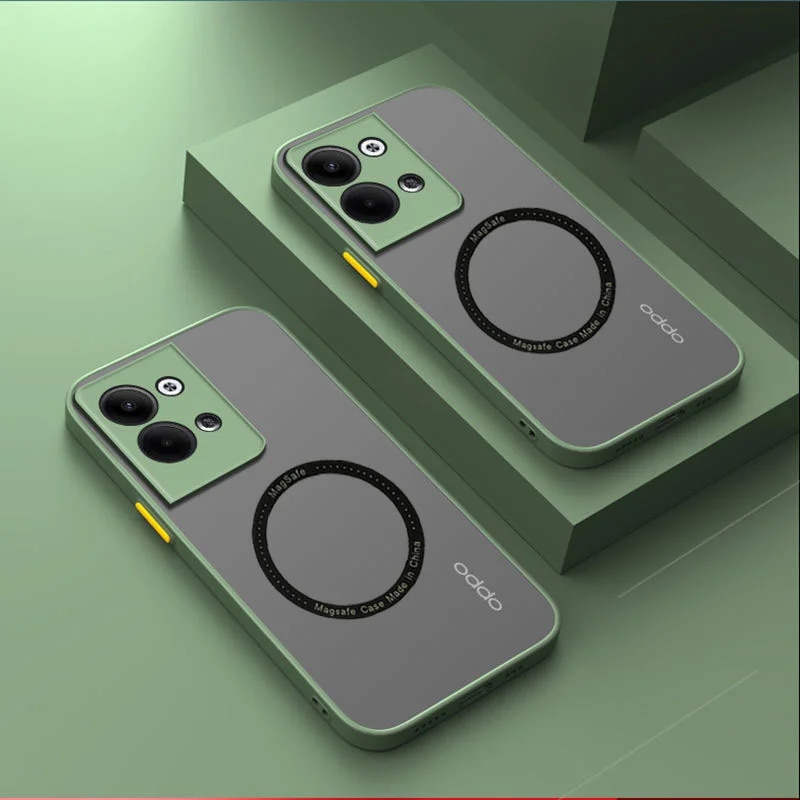 For Magsafe Wireless Magnetic Charging Case For Oppo Reno 9 6 7 8 10 Pro Plus 7z 8z 8T 4Z 6Z 7 8 Lite Cover On Reno 8 5G Cases. 