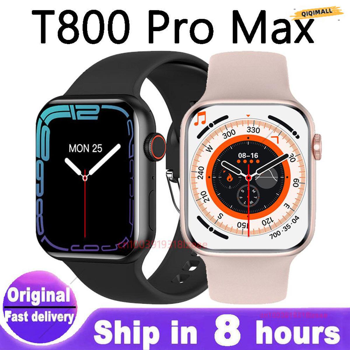 T800 Pro Max Smartwatch 1.99 Display Watch 8 Wireless Charger Calling