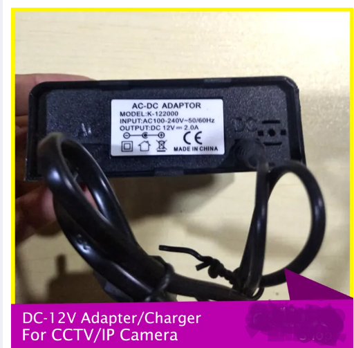 DC 12V Power Supply 2A Adapter Charger for Router ONU CCTV Camera Led Strip wifi - Multi Plug - Multi Plug - Multi Plug