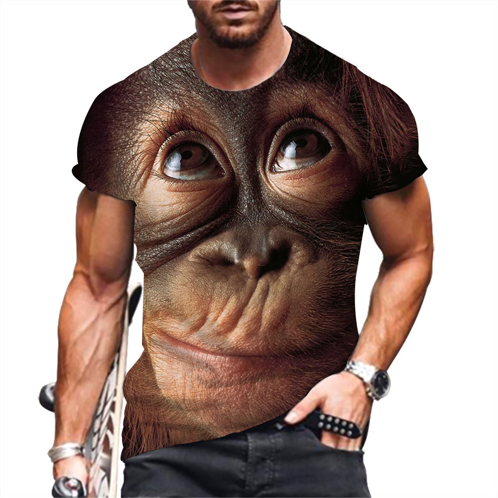 Mens monkey t shirt hotsell