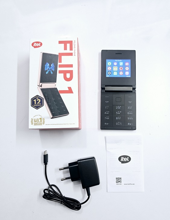 itel Flip 1 Folding Phone Dual Sim. 
