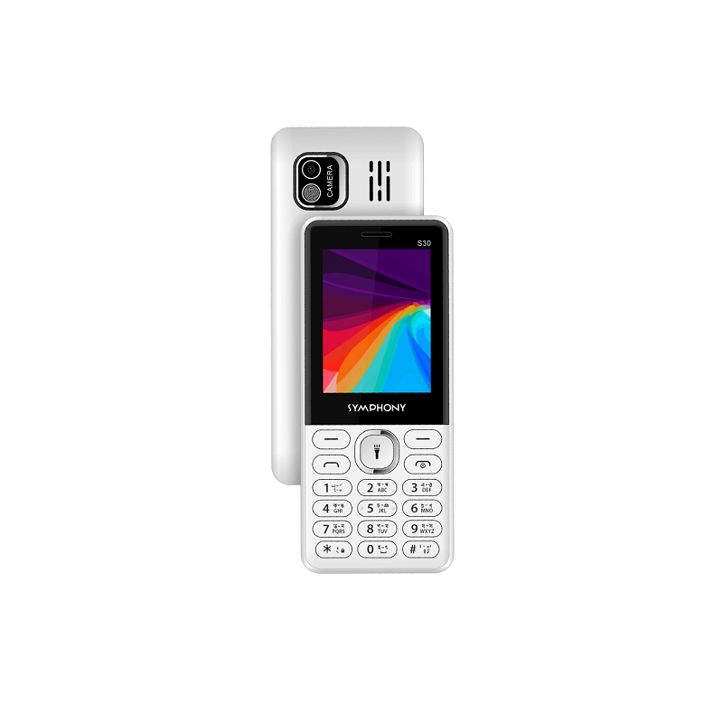 Symphony S30 Dual Nano SIM Connectivity 2G  Battery 1000mAh Li-ion Feature Phone  Mobile Phone - Official. 