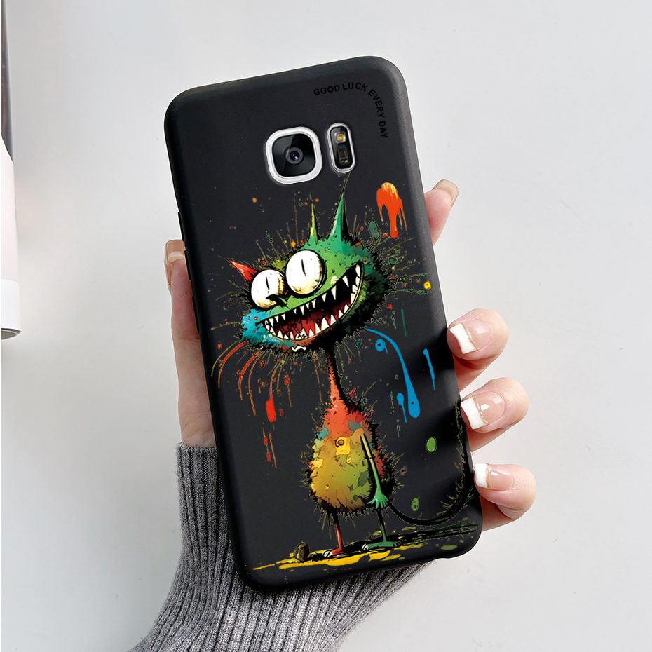 For Samsung Galaxy S7 Edge Case Cute Panda Silicon Soft TPU Back Cover Phone Case For Samsung Galaxy S6 S7 S 7 6 Edge Capa Funda. 