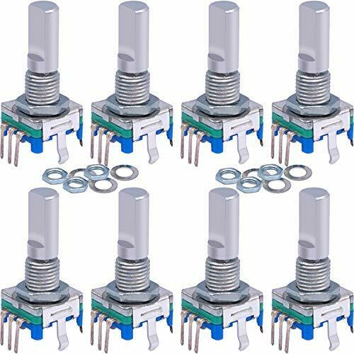 5 Pin Rotary Switch 20mm Rotary Encoder Switch D-Shaft Digital Potentiometer 20 Pulse Mechanical Rotary Encoder Switch Flat Shaft Rotary Selector Switch 5Pin Leads . 