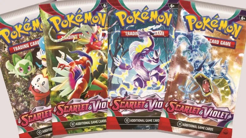 Pokemon TCG Trading Card Game Scarlet and Violet Series - 8 Cards in 1 Packet