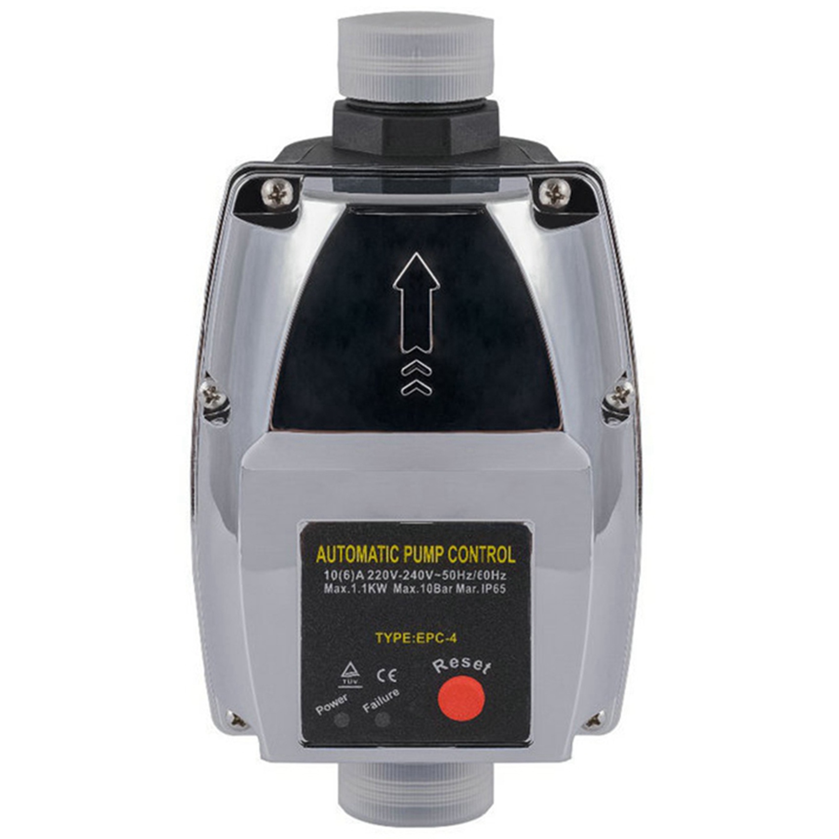 2X Water Pressure Booster Starting Controller Adjustable 1 Inch Pipe Automatic Pump Control on Off Mass Flow Switch 220V. 