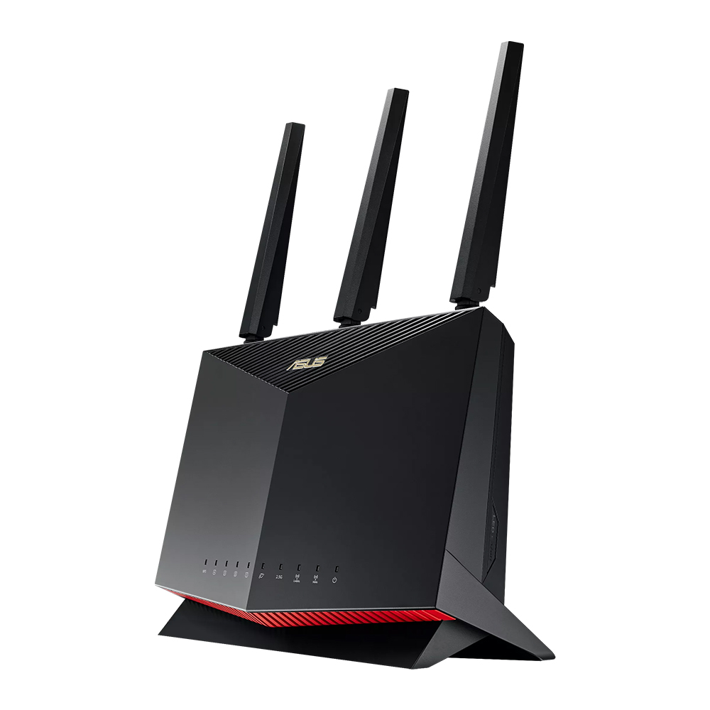 ASUS RT-AX86U Pro AX5700 Dual Band Wi-Fi 6 Gaming Router, PS5 compatible, Mobile Game Mode, Enhanced Network Security with AiProtection Pro and Instant Guard Sharable Secure VPN, Upgraded Parental Controls, 2.5G Port, Gaming Port, Adaptive QoS, Port Forwa. 
