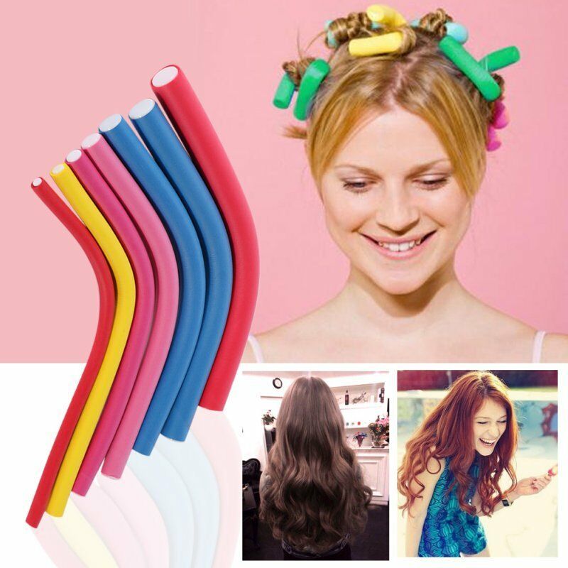 42 Pieces Bendy Twist Curler Maker Soft Foam Hair Roller. 