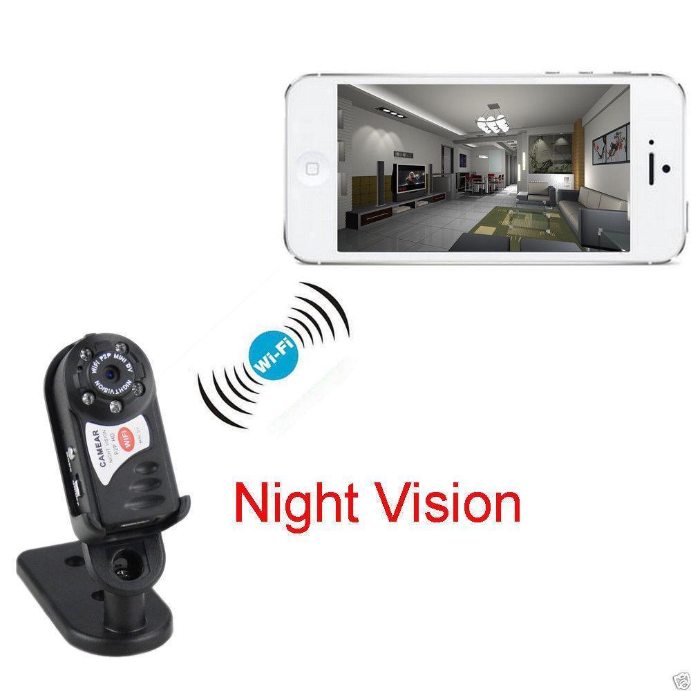 HuilopkerWireless Q7 WIFI Camera P2P Mini DV Night Vision IR Video Recorder DVR. 