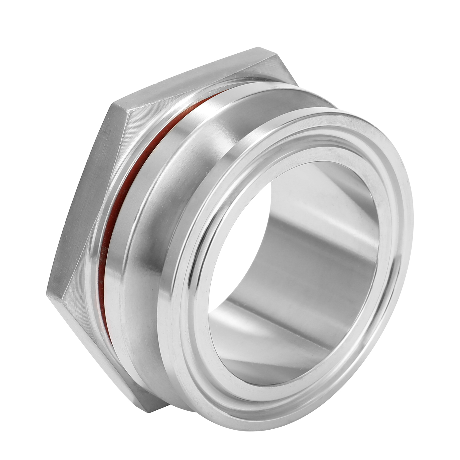 KOGEEK 1.5"TC 304 Stainless Steel Weldless Homebrew Kettle Bulkhead. 