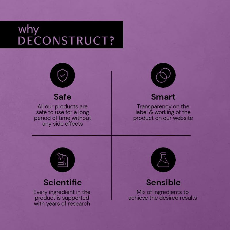 Deconstruct 0.1% Retinol Night Cream with 1% Beta-Glucan Complex | Beginner Friendly | Anti-Aging Night Cream for Fine Lines and Wrinkles | For Women & Men | 50 gm Visit the Deconstruct Store. 