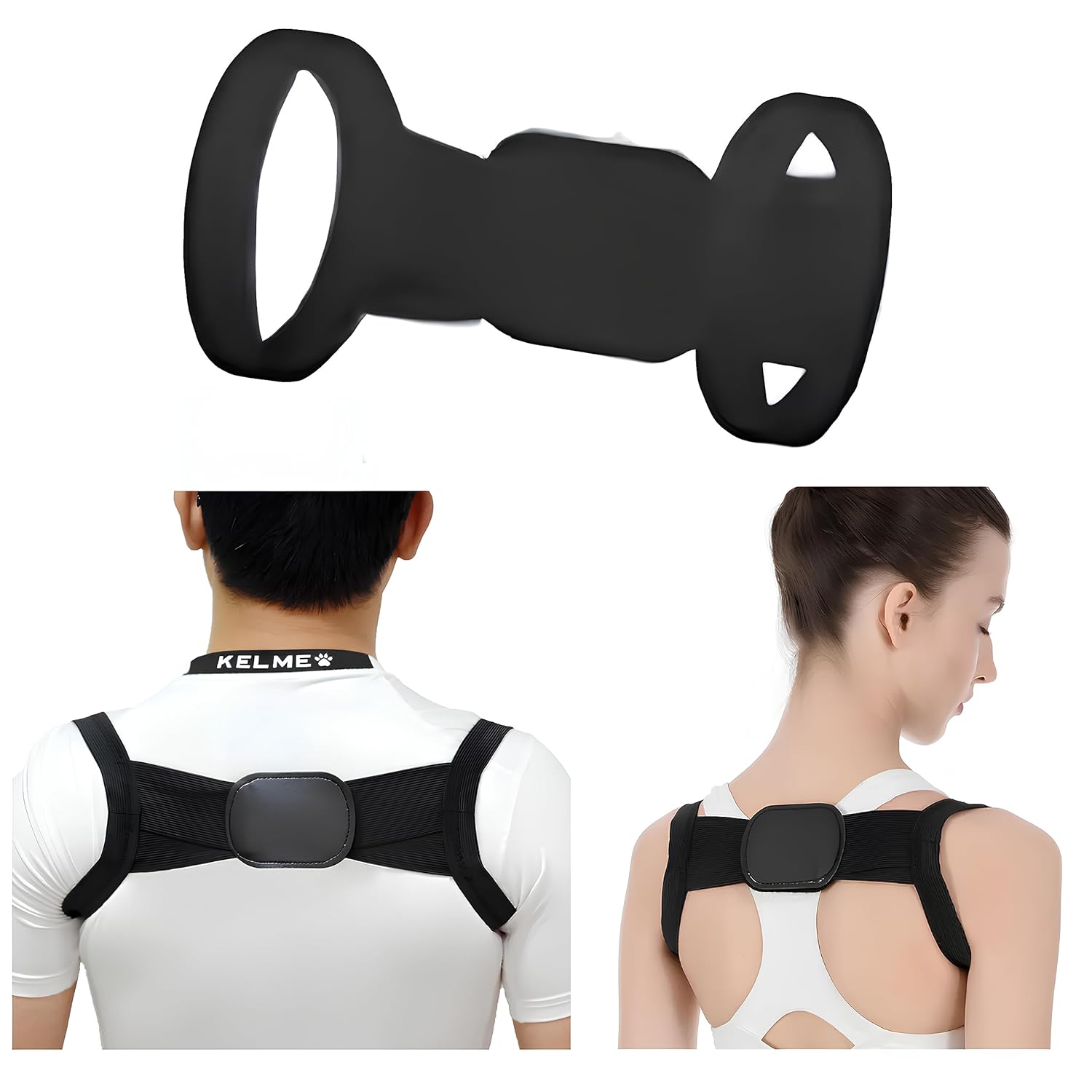 Unisex Invisible Back Shoulder Posture Corrector Orthotic Spine Support Belt. 