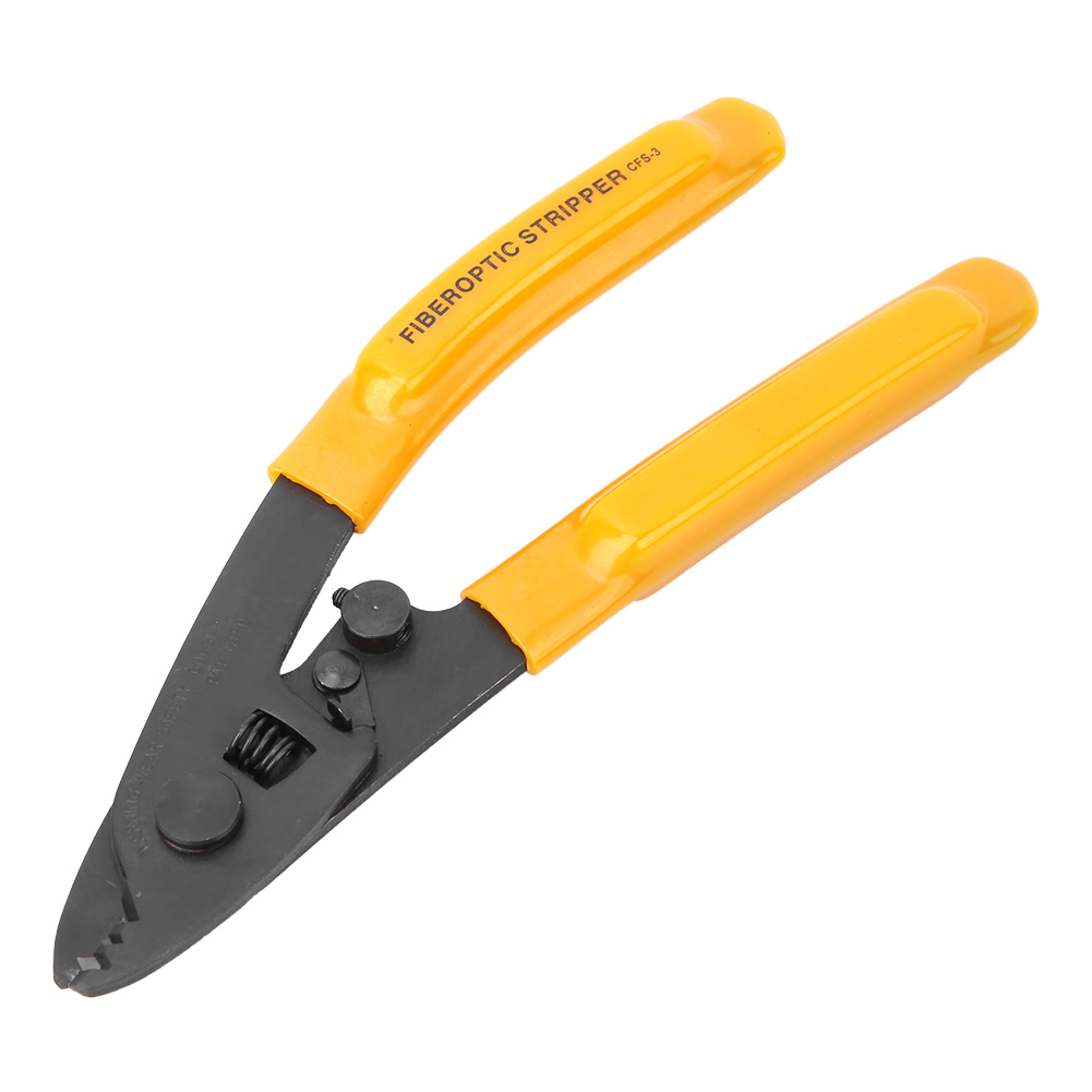 Hand Stripper Fiber Optic Stripping Pliers 3 Port Hole Ergonomic with Hex Socket Wrench. 