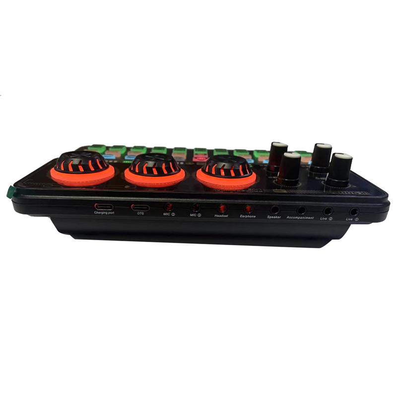 SK900 K900 Mixer Live Equipment Mobile Phone Computer USB External Sound Card Multi-Function Sound Card English Version. 