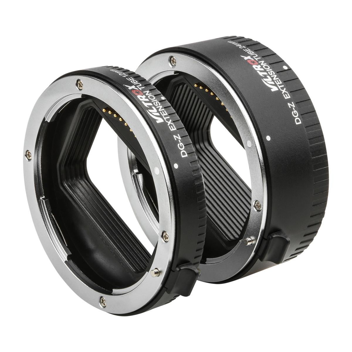 Viltrox DG-Z Automatic Macro Extension Tubes 12mm 24mm Full Frame Metal Adapter Ring Auto Focus Auto Exposure TTL Metering Compatible with Nikon Z Mount Cameras Lens Accessories