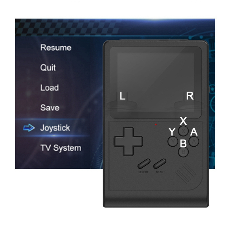 Portable Retro Mini Handheld Game Console for /SNES/ Emulator, GB300 Game Console Black. 