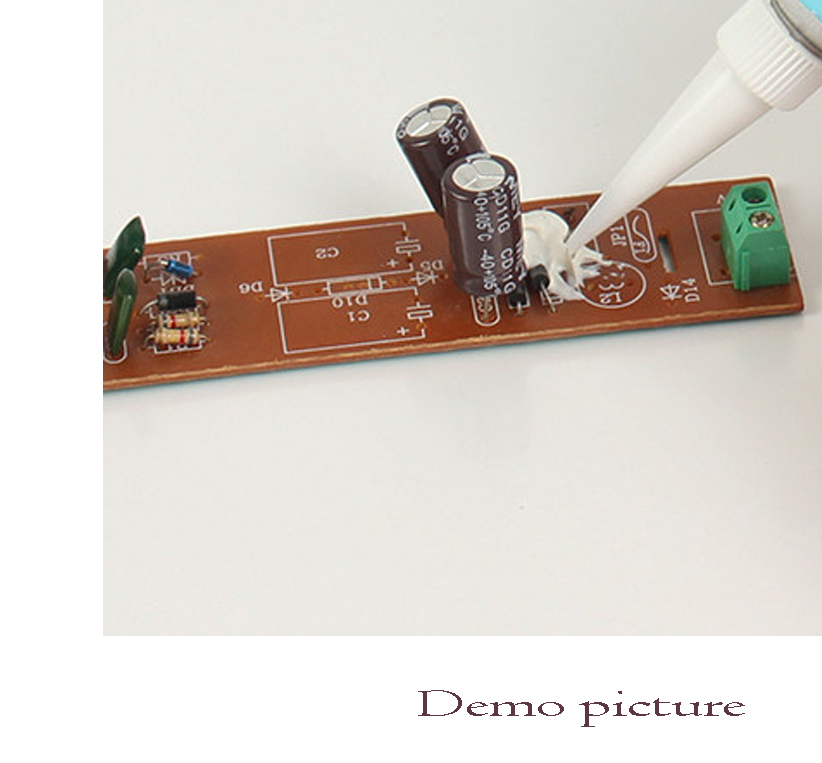 Heat Proof First Cure Silicon Rubber Glue For Universal Machine Gasket & Heatsink. 