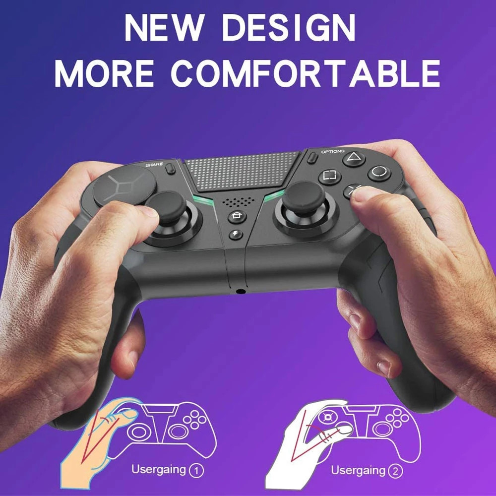 The Latest Version Q300 FOR PS4 Bluetooth Wireless Game Controller FOR PC Game Controller PC Bluetooth Controller
