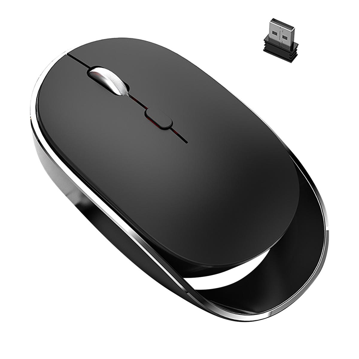 GreenForest XYH60 Wireless Mouse Quick Response Long Standby Time Anti-skid 2.4G Dual Mode Driver-free Desk Mouse for Notebook