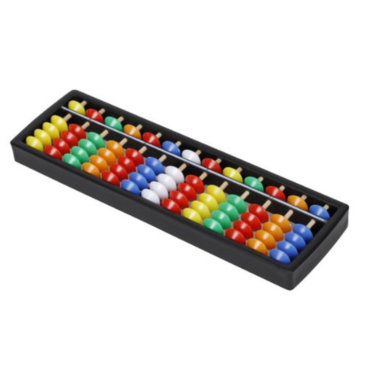 Portable Plastic Abacus Arithmetic Abacus calculation tool