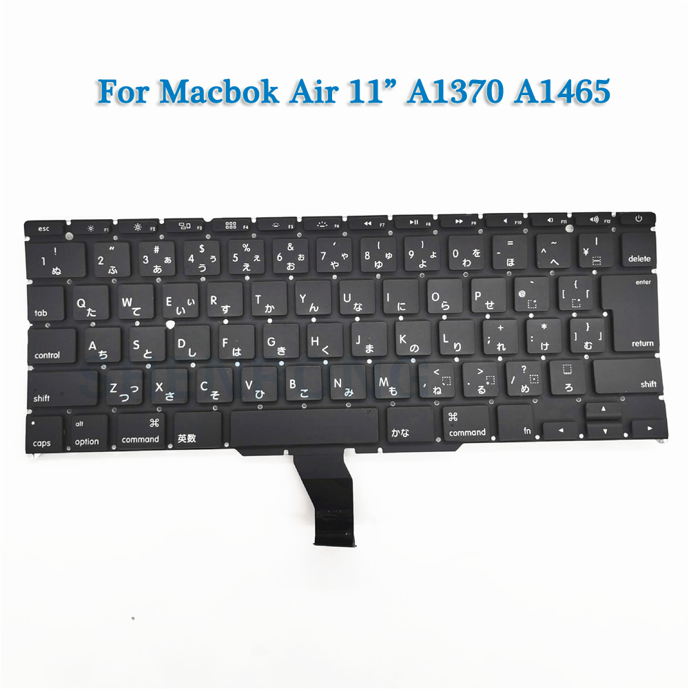 Original A1278 A1286 A1398 A1502 A1369 A1466 A1370 A1465 Japanese Keyboard For Macbook Pro Retina Air 13 15 11 Keyboard Screw. 