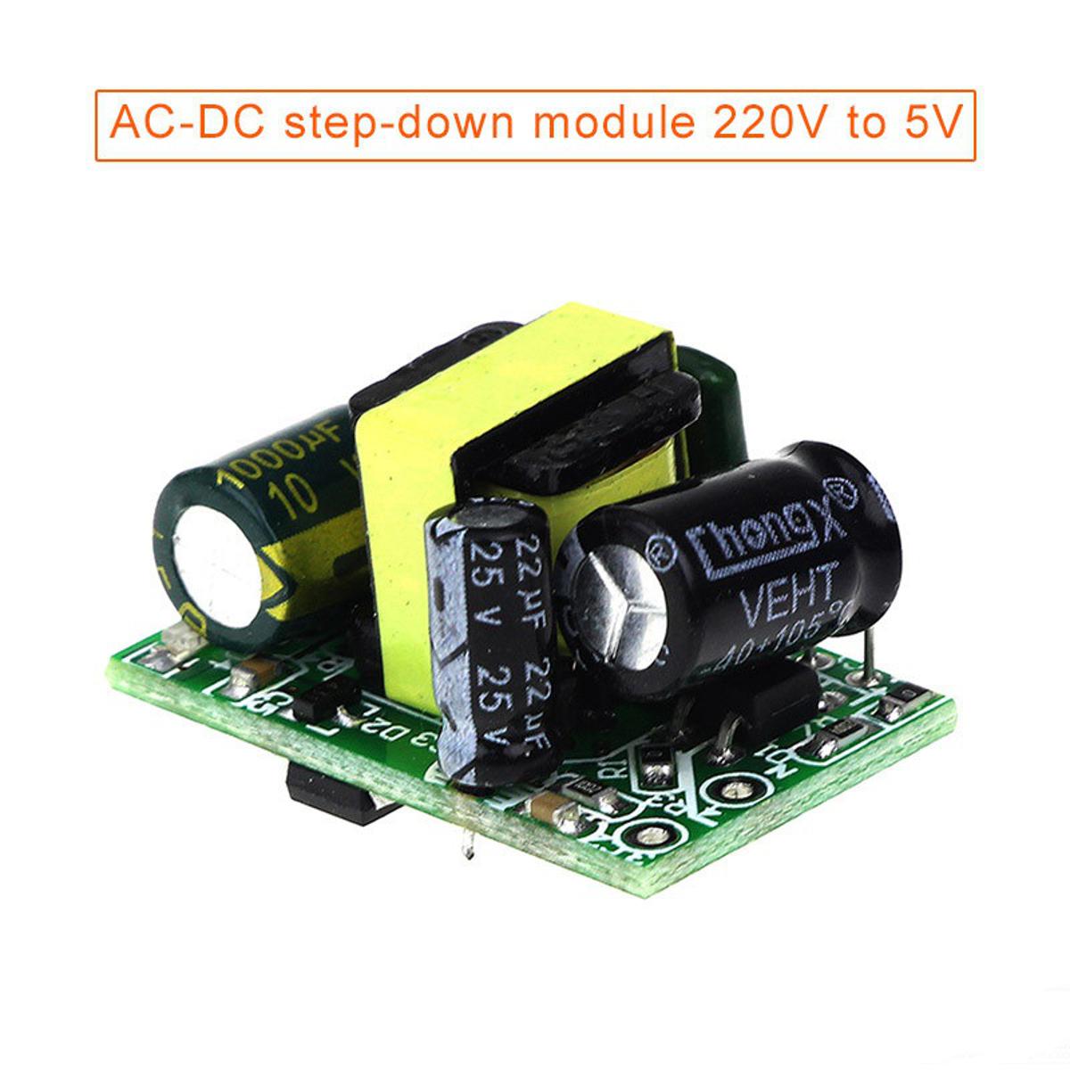 AC 220V To DC 5V 700mAh 3.5W Precision Isolated Step Down Buck Converter Transformer Power Supply Module Charger Circuit Board