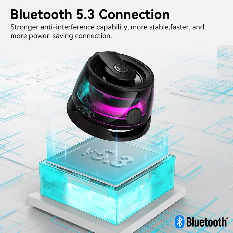 Edifier Portable Bluetooth Speaker HECATE G200 RGB Lighting Magnetic Speaker BT5.3 Mini Sound Box 7 Hours Playback Phone Holder. 