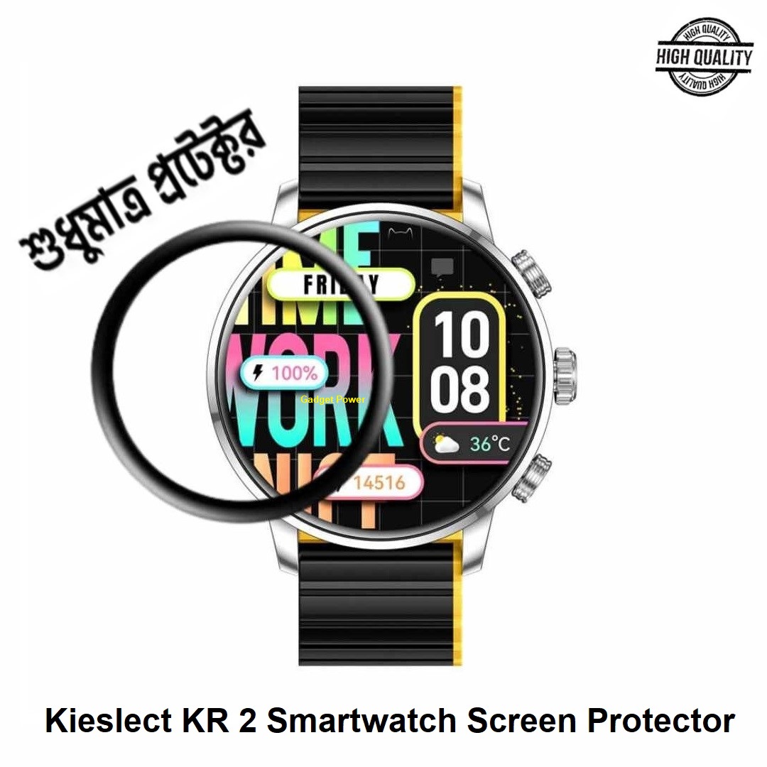 For Kieslect KR 2 Smartwatch PMMA Plastic Full Screen Coverage Screen Protector