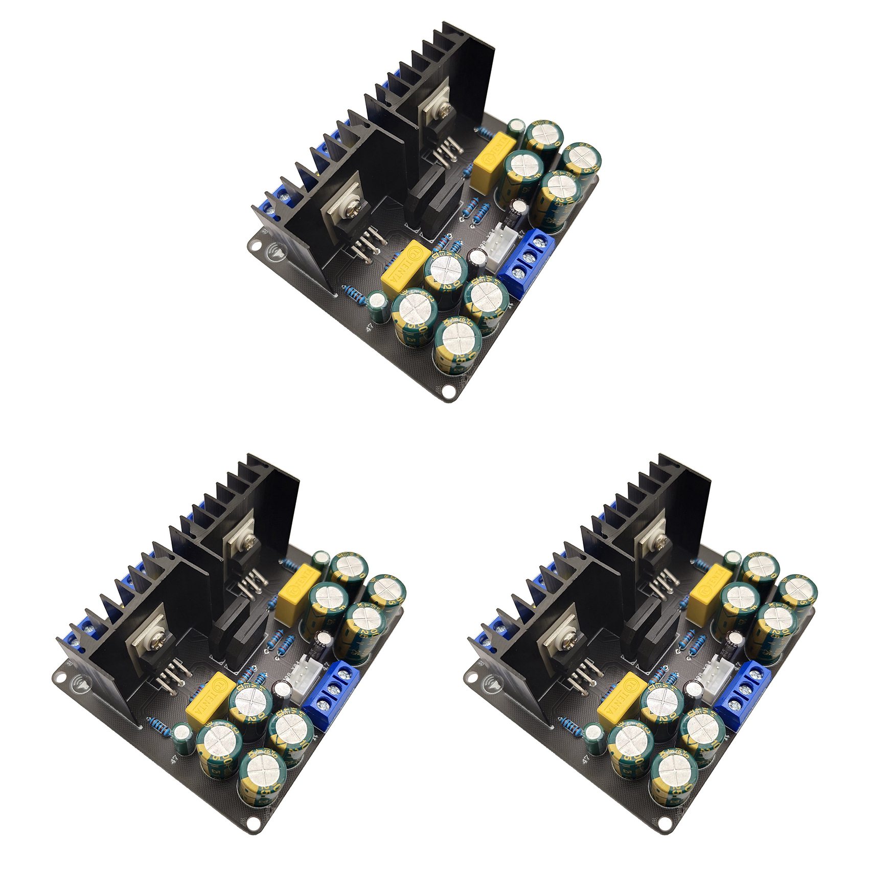 TWEXQNY 3X LM1875 Power Amplifier Board Dual Channel 2.0 Stereo Pure Power Amplifier Board DIY Speaker High Power Module