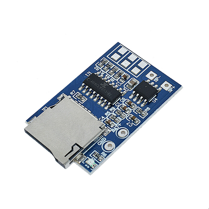 GPD2846A Board 2W Amplifier TF Card MP3 Player Module for Arduino GM Power Supply Module 5V Audio Mode. 