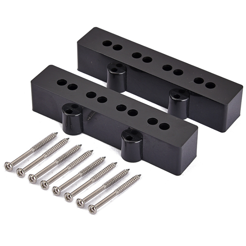 2Pcs Electric Bass Pickup Cover Four-String Bass Open Pickup Shell