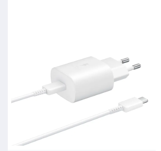 Samsung A32 A50 A51 A52 A60 A70 A71 A72 M40 M51 M62 Mobile Phone Super Fast Charger 25W Travel USB PD Fast Charge with Type-C