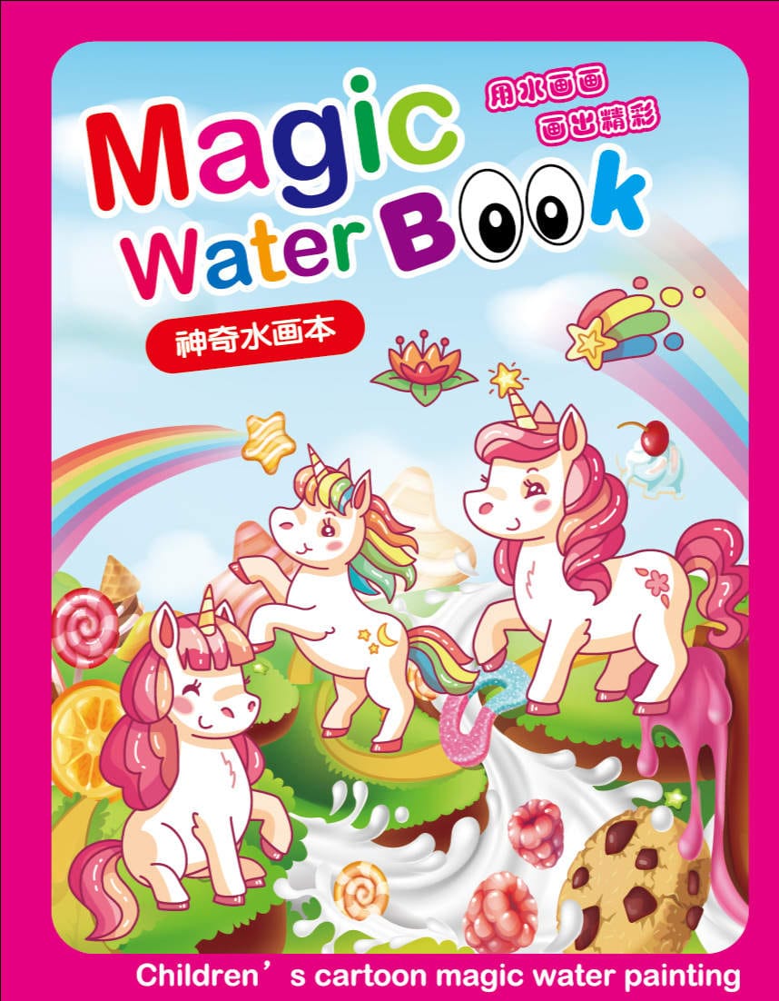 Best Reusable Kids Drawing Book - Magical Water Painting & Doodle Book | Fun & Educational Toy for Toddlers & Children - 2025 Trending Book! Ideal Early Learning Gifts. 