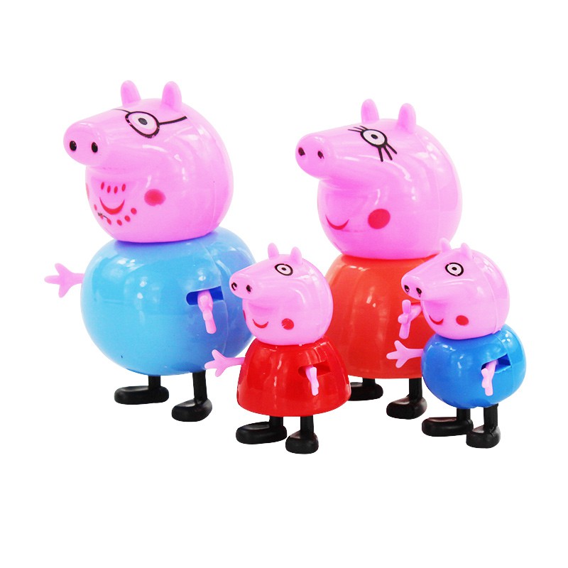 Peppa pig friend Action Figure Pelucia Anime Toys Boy girl gift set. 