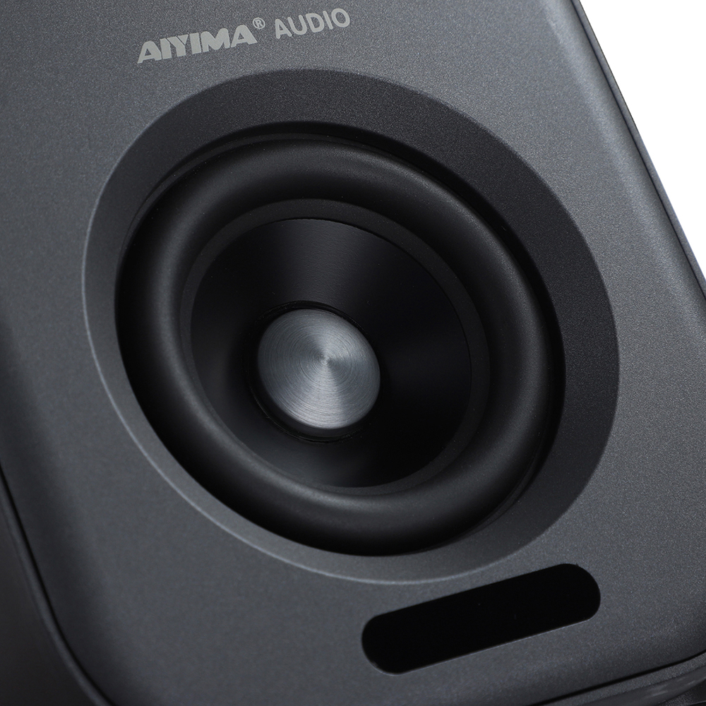 AIYIMA S400 Audio 80W Bookshelf Active Speakers Studio Monitor 3 Inch Bluetooth USB DAC HiFi Home Subwoofer Music System TV PC. 