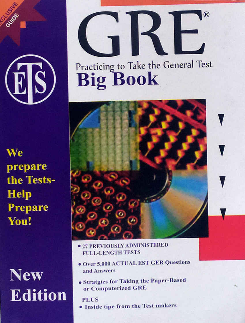 GRE Practicing To Take The General Test Big Book New Edition. 