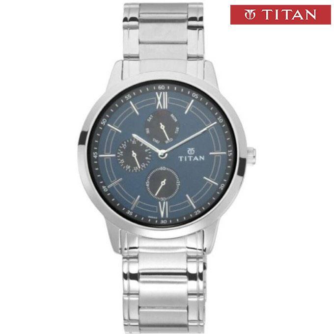 Titan Neo Blue Dial Chronograph Watch For Men 1769SM01