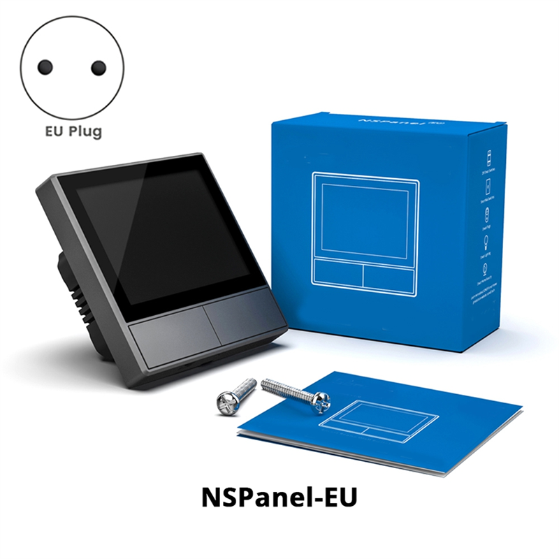 SONOFF NSPanel Smart Scene Wall Switch Integrated HMI Touch Screen Panel Home Automation Thermostat Durable Easy to Use EU Plug. 