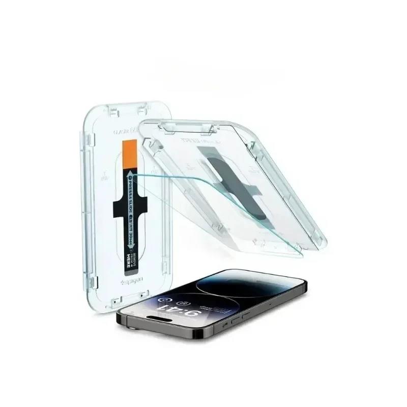 BX -SGP tempered glass ForIPhone 15 Pro Max/15/16 Pro Max s24 ultra GLAS.tR EZ Fit Auto Tray HD for iPhone Screen Protector