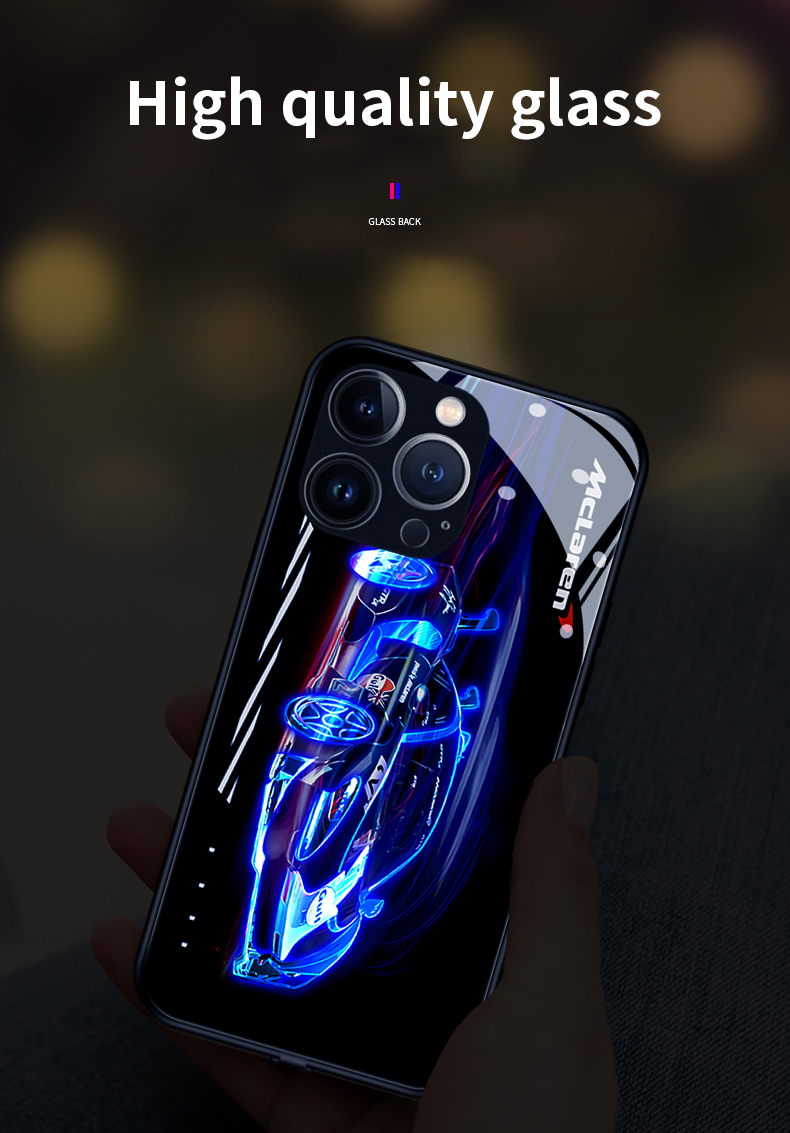 RGB/Luminous Mobile Back Cover Case for Samsung S24 Ultra. 