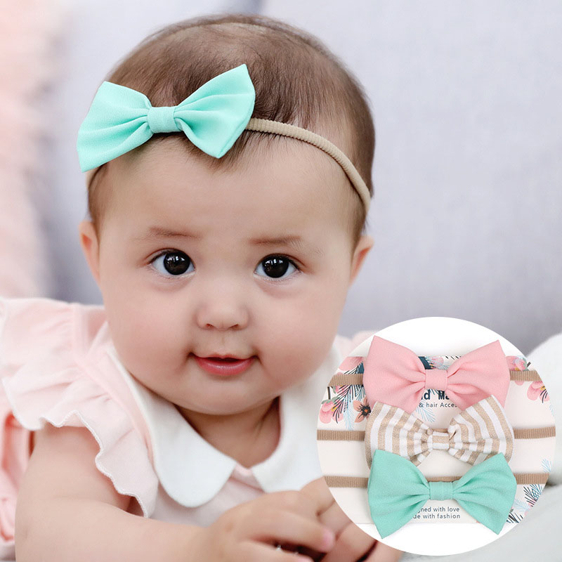 【レビューで送料無料】 Baby Girls Headbands Flower Lace Band Hair Accessories