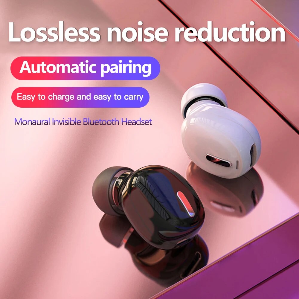 X9 Wireless Headphones Bluetooth 5.0 Earphones With Mic Single in-Ear Sports Waterproof Tws Earbuds Bluetooth Handsfree Headset. 