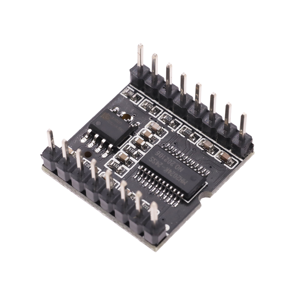 DFPlayer Mini MP3 Player Module MP3 Voice Decode Board Supporting TF Card U-Disk IO/Serial Port/AD MP3-TF-16P for Arduino UNO. 