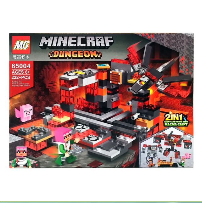 Constructor MG 65004 Dungeon Minecraft "Magma Giant" part 2 Blocks & Building Toys. 