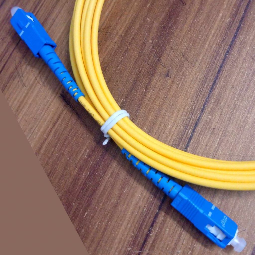 Optical Fiber Cables 5 Meter SC / UPC-SC / UPC-SM SX-3mm PVC 3.0mm Optical Fiber Cables Patch Cord Cable. 
