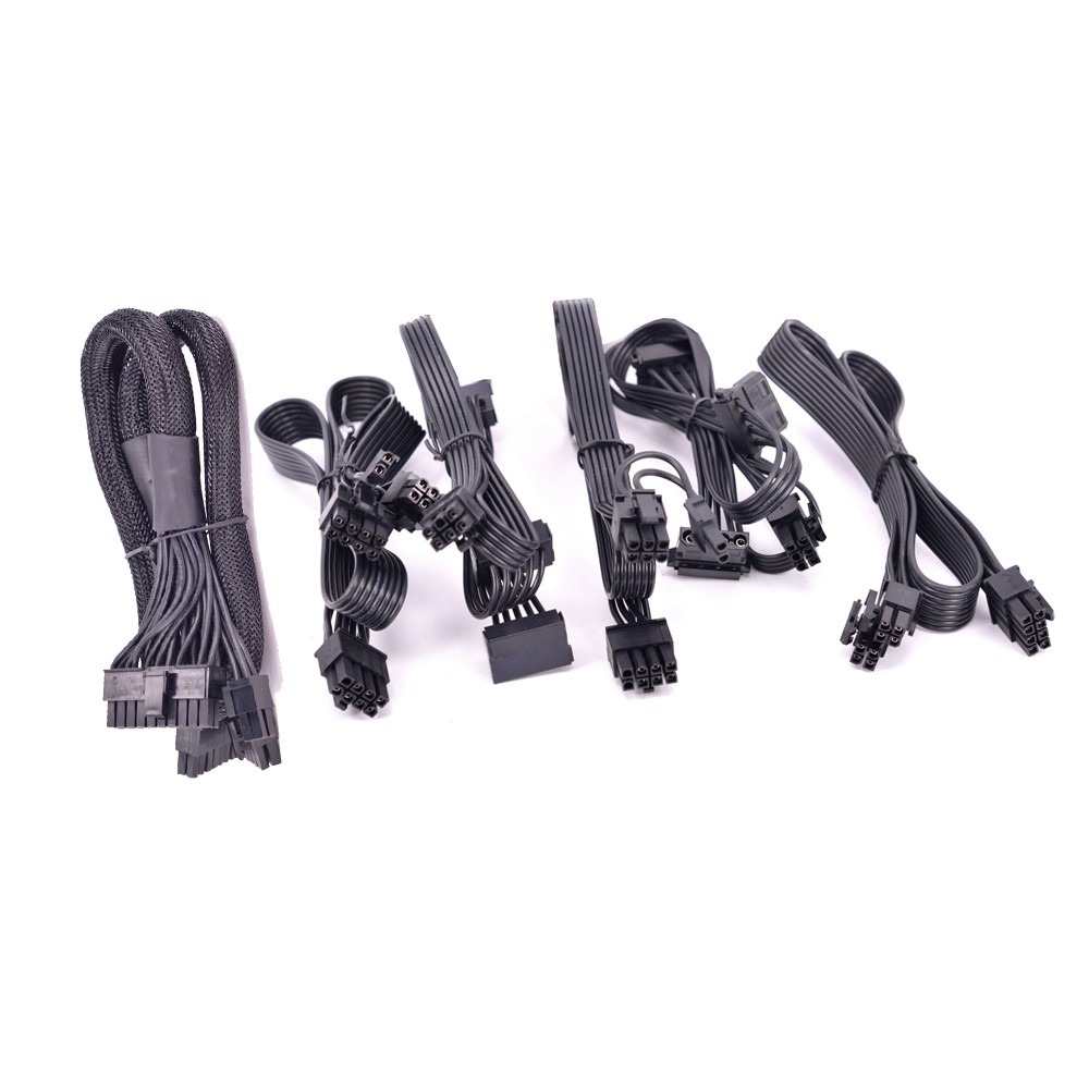 SATA Peripheral Molex PCI-e 8 Pin 6+2Pin CPU 4+4P ATX 24 Pin 20+4Pin Cable for CORSAIR HX1200 HX1000 HX850 HX750 HX650 PLATINUM